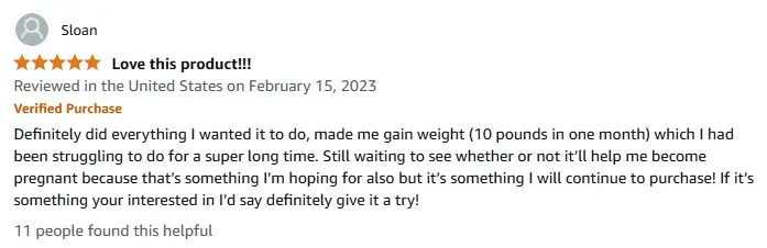 Review 1 Customer review 1 for Amazon Andes maca products